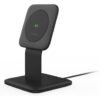 Genuine mophie - Snap+ 15W Fast Charge Wireless Charging Stand with MagSafe Compatibility I Color: Black