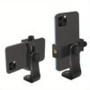 Ailun Dual-Angle Vertical & Horizontal Phone Holder with 360° Rotatable Adjustable Clip, 1/4" Screw Tripod Mount for iPhone Android Phones & Selfie Sticks - Lightweight Portable Design, Inner Padding Protection, Social Media Tool, Flexible Positioning, Secure Phone Grip