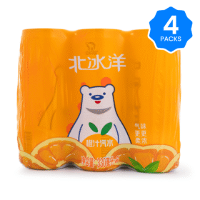 Arctic Ocean Orange Soda 330 ml x 4 pack