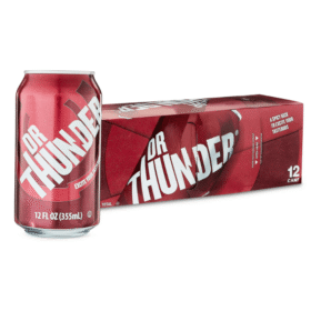Dr Thunder Soda Pop, 12 fl oz, 12 Pack Cans