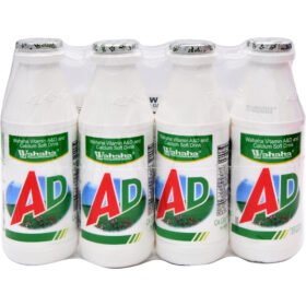 Wahaha Vitamin A&D and Calcium Soft Drink, 7.3Fl Oz*24Bottles (6Packs) (H1-7:8)