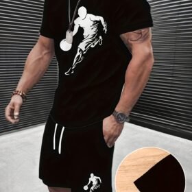 Men'S Thick Cotton Single-sided Printed Round Neck Short-sleeved T-shirt, Suitable For Summer And Autumn Wear, As A New Year Birthday Gift To Friends220g, Pure Cotton, Heat Transfer Printed T-SHIRT