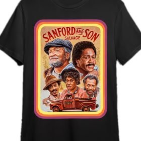 Burlesque Art Trend Men - Sanford And Son - T-shirt Men'S Short Sleeve Graphic T-shirt Collection, Black