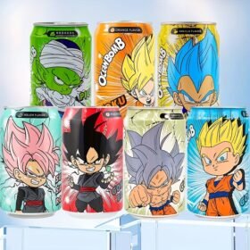 4packs Ocean Bomb Dragon Ball Sparkling Water, 330ml/11.16oz*4bottle, Mixed Flavor