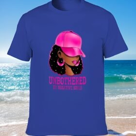 African American Afro Queen Sassy Black Unbothered T-Shirt