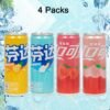 Coca Cola Coke And Fanta Morden Cans Packing Mix Flavors Randomly 11.16oz*4 Packs