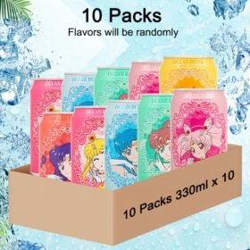 Ocean Bomb Sailor Moon Sparkling Water Mix Flavors Randomly 11.16oz*10pcs