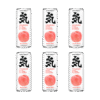6x10 Packs Chi Forest Genki Forest White Peach Soda Sparkling Water Value Pack - 0 Sugar 0 Calories, Refreshing Fruity Flavor, 11.15fl.oz Cans, Allergen-Free, Perfect for Sharing & Gifts