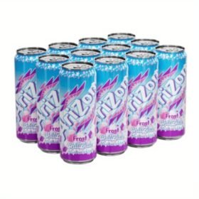 12-Pack Arizona Frost Chillzicle Natural Watermelon Punch Cans - 22oz Refreshing Summer Drinks with Vibrant Blue & Pink Star Design, Perfect for Beach, BBQ & Outdoor Activities, Watermelon Themed Items, Beverage Packaging, Retro Style Can, Clear Drink Can, Party Drinks, Fun Packaging, Lightweight Packaging, Fruit Drink, Event Planners