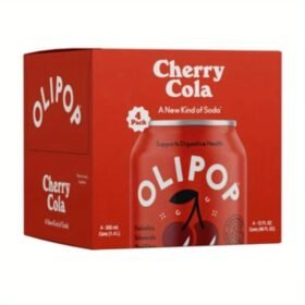 OLIPOP Prebiotic Soda Cherry Cola Shelf Stable