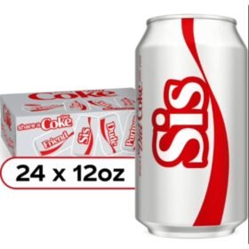 24-Pack Diet Coke Cans 12fl.oz - Classic Diet Cola Soda, Zero Calorie, Refreshing Sweet Taste, Iconic Red & White Can Design for Home, Office, Parties, Diet Coke Themed Gifts, Party Drinks, Bold Branding, Metallic Finish, Home Beverage, Retro Style, Durable Packaging, Fizzy Beverage, Soda Lovers
