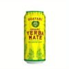 Guayaki Enlighten Mint Soda - Bright Yellow Tin, Durable Beer Can Design with "GIAYAKI YERBA Mate" Print, Perfect for Parties and Events, Refreshing Mint Flavor, Event Drinkware | Stylish Soda Can | Sturdy Beer Can