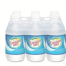 Canada Dry Club Soda Soft Drink, 10 Ounce Pack of 24 Plastic Bottles, Deliciously Unique Flavor, Great Refreshing Taste Bottle
