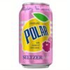 Polar Seltzer Raspberry Pink Lemonade 12 Fl oz cans 24pk