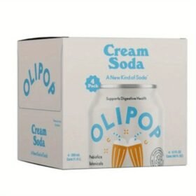 OLIPOP Prebiotic Soda Cream Soda Shelf Stable
