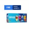 Zevia Zero Sugar 0 Calorie Variety Soda 12fl.oz 8pcs Cans