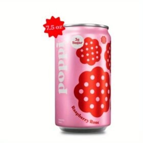 poppi Raspberry Rose 7.5oz Mini Can